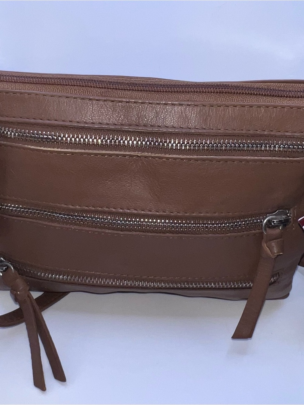 Great American Letherworks brown crossbody bag